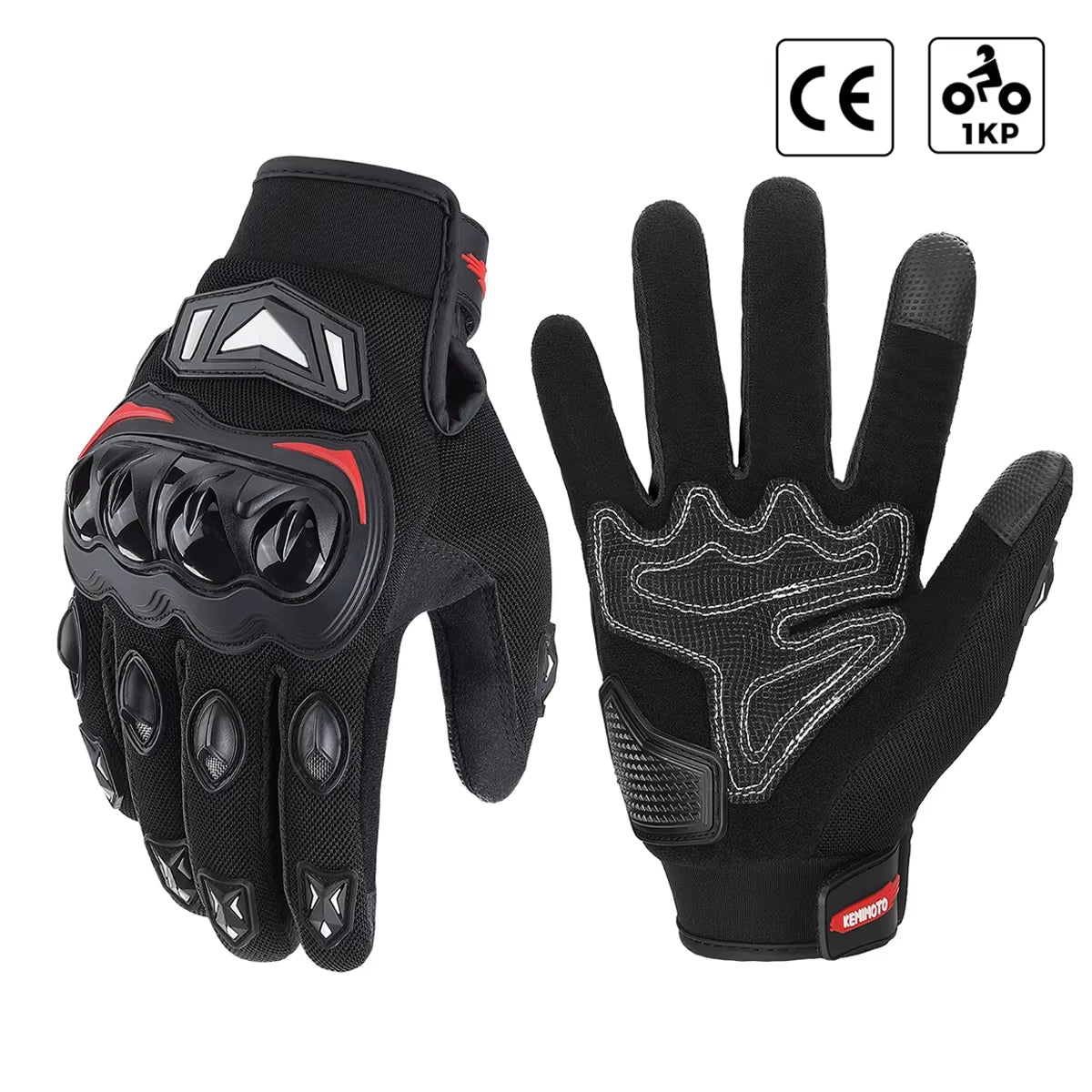 CE Motorcycle Gloves Summer Riding Gloves Hard Knuckle Touchscreen Motorbike Tactical Gloves for Dirt Bike Motocross ATV UTV